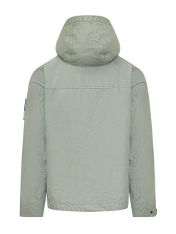 Giacca Corta con Cappuccio e Zip