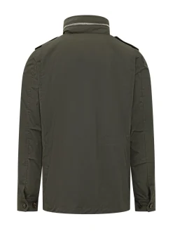 Giacca Denver con Collo Alto e Tasche con Patta