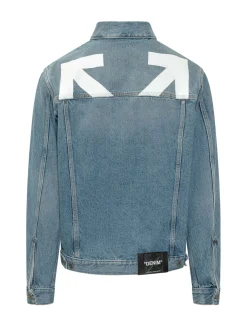 Giacca in Denim con Tasche