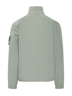 Giacca Tecnica con Zip e Patch Logo