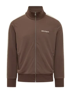 Giacca Track con Zip e Logo
