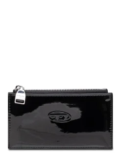 Glossy zip card holder