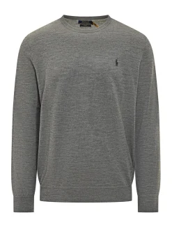 Grey Crew Neck Sweater Polo Ralph Lauren
