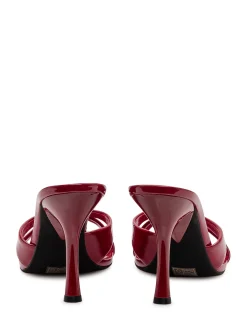 Heeled Sandals with Crossed Bands