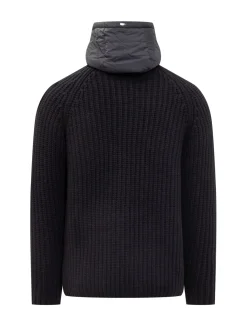 Herno Cardigan in Maglia con Cappuccio