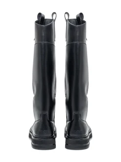 High Boots With Asymmetric Design
