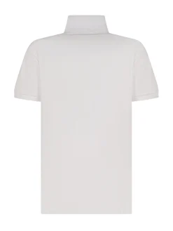 High Neck Polo with Buttons