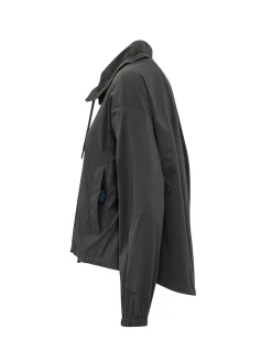Hooded Jacket with Drawstring