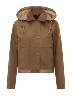 Hooded Jacket with Patch Pockets