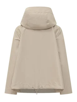 Hooded Parka with Covered Closure