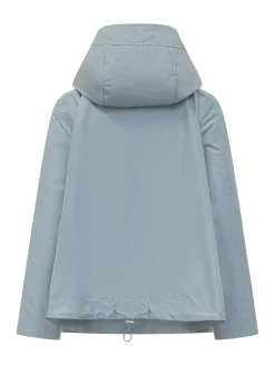 Hooded Parka with Slanted Pockets