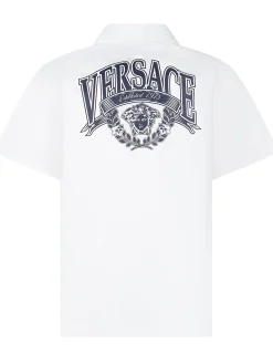 Informal Shirt with Collar and Logo Pocket