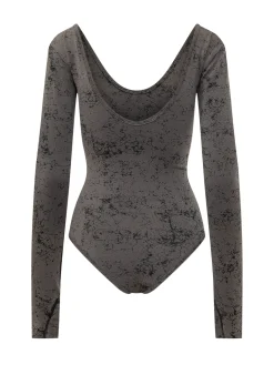 Ionna Abstract Print Bodysuit