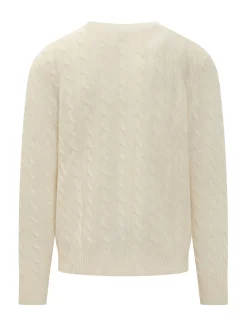 Ivory Cable Knit Sweater Polo Ralph Lauren