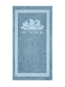 Jacquard Beach Towel with Logo