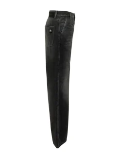 Jeans Boot Cut con Cinque Tasche e Gamba Svasata