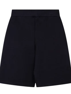 Jersey Bermuda Shorts with Elasticated Waist and Logo