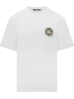 Jersey T-Shirt With Embroidered Logo