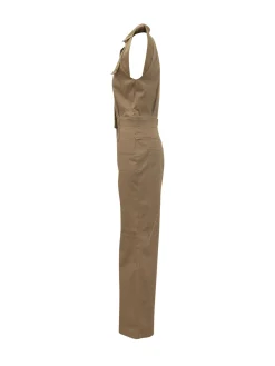 Jumpsuit with Buttons and Pockets