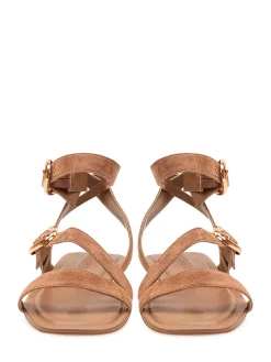 Karmin Sandals with Straps and Buckle