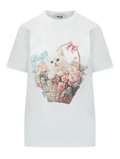 Kitten Print T Shirt