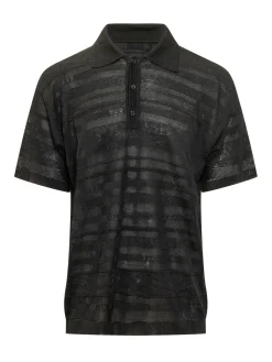 Knitted Perforated Polo