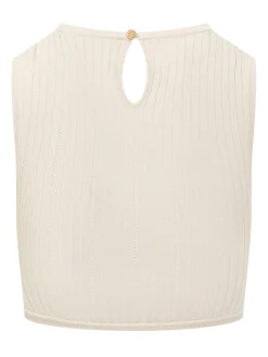 Knit Top With Wrap and Cutout
