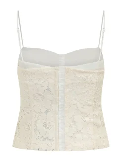 Lace Bustier with Straps