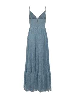 Lace Maxi Dress with V Neck
