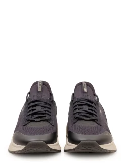 Lace Up Sneakers with Thick Sole