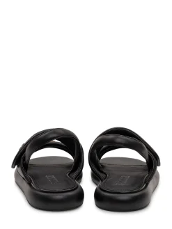 Leather Sandal with Metal Detail