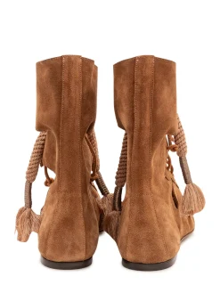 Liade Lace Up Boot with Tassels