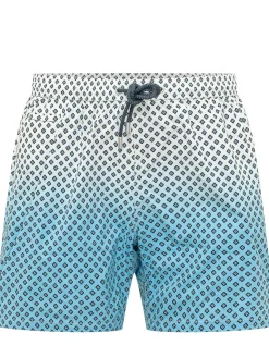 Lighting Swim Shorts con Motivo Geometrico