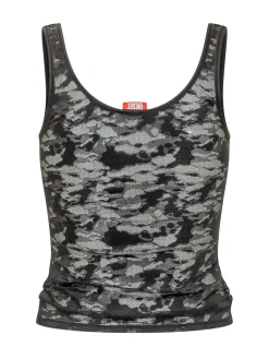 Lily Floral Lace Effect Tank Top