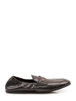 Loafers with Gathered Heel