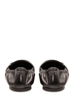 Loafers with Gathered Heel