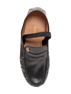 Loafers with Visible Stitching