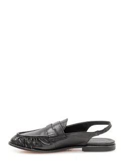 Loafer with Gathered Toe and Strap