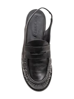 Loafer with Gathered Toe and Strap