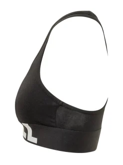 Logo Bralette with Racerback Straps