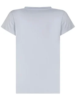 Logo T-shirt with Shoulder Buttons