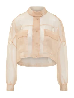 Longan Organza Caban Jacket