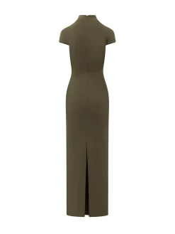 Long Dress With High Neck