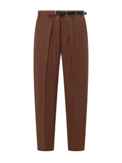 Long Pants with Belt and Pleats