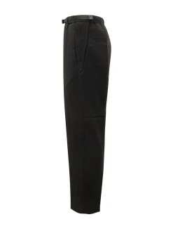 Long Pants with Belt and Pleats