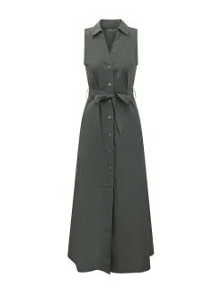 Long Shirt Dress in Cotton