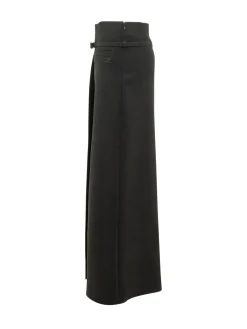 Long Skirt with Belt
