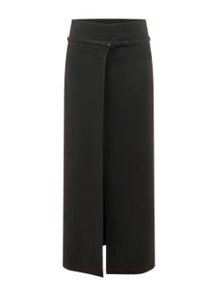 Long Skirt with Belt