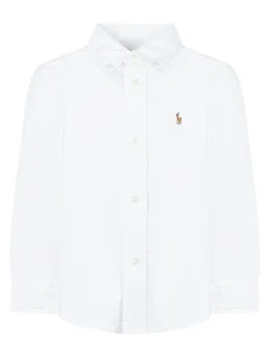 Long-Sleeve Button-Down Cotton Shirt