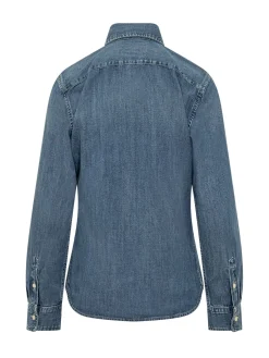 Long-Sleeve Denim Shirt